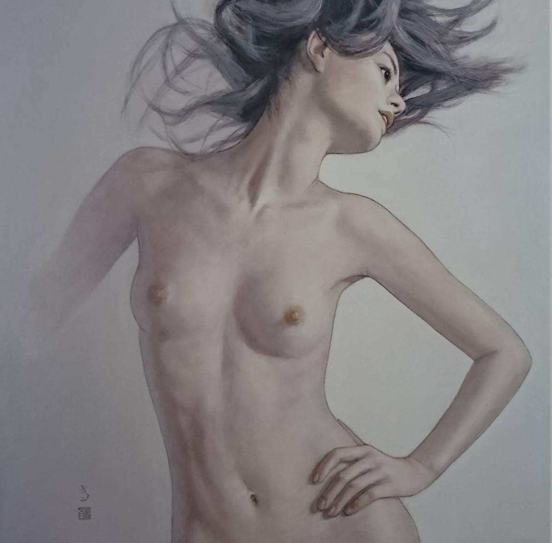 高塚省吾【アレグロ・コンモート】希少画集画、状態良好、人気作家 、清楚、美人画