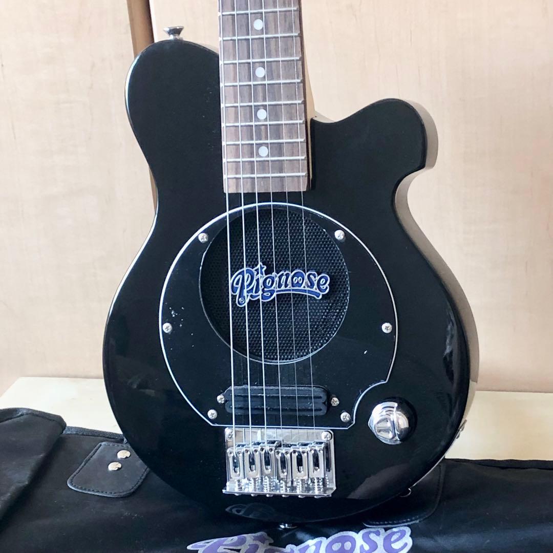 Pignose アンプ内蔵ミニギター PGG-200 BK ピグノーズ