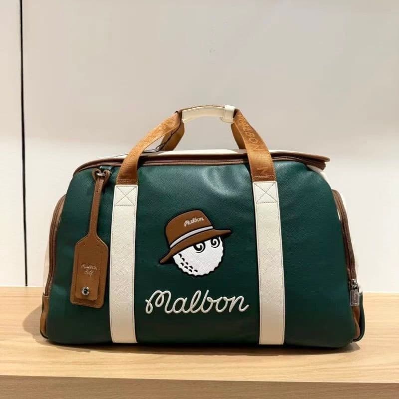 即発送●マルボンゴルフボストンバッググリーン