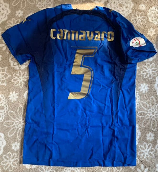 イタリア代表ファビオカンナバーロ EURO2008予選 選手支給品ユニフォーム