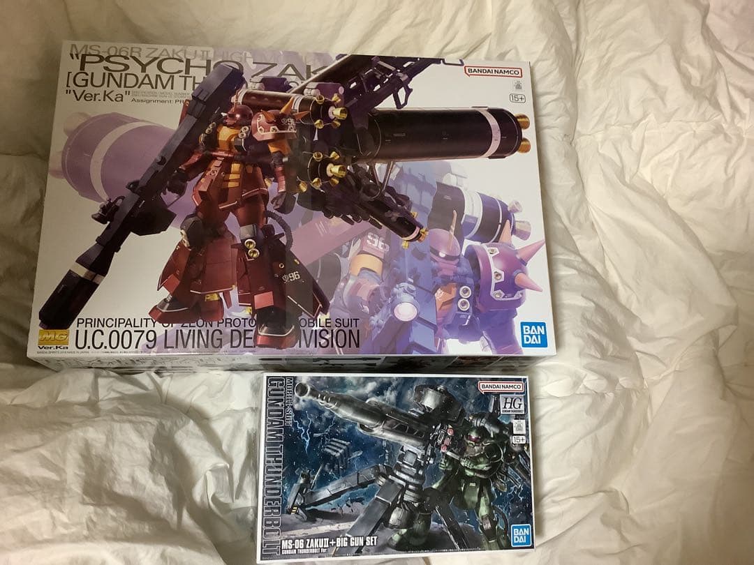 MG 高機動型ザクサイコ・ザクVer.Ka & HG 量産型ザク+ビッグ・ガン