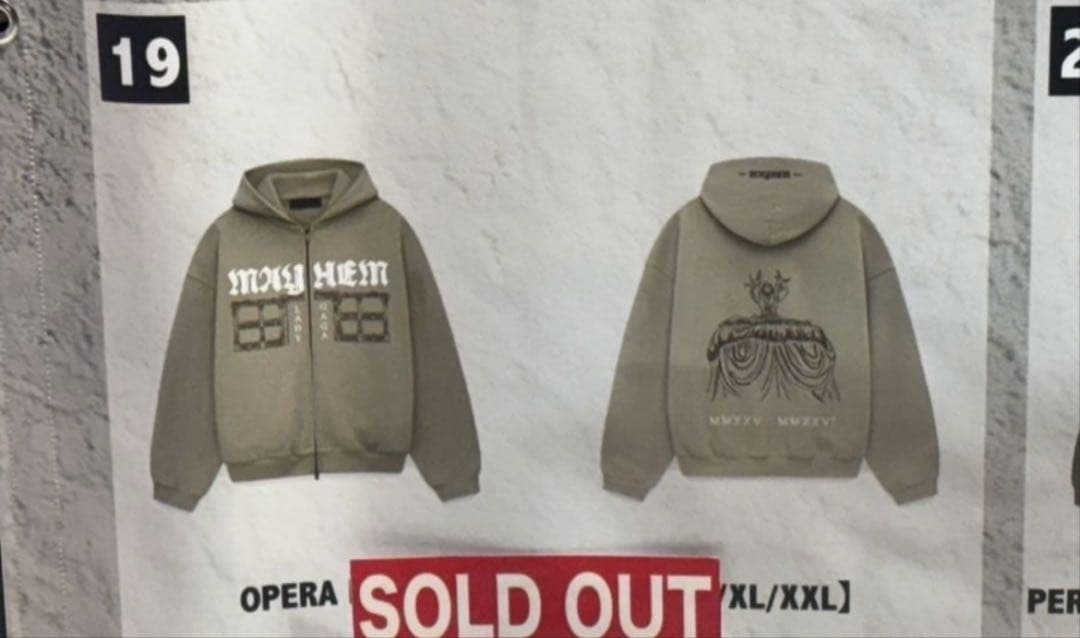 Lady Gaga Mayhem パーカー フーディー サイズM 新品未使用