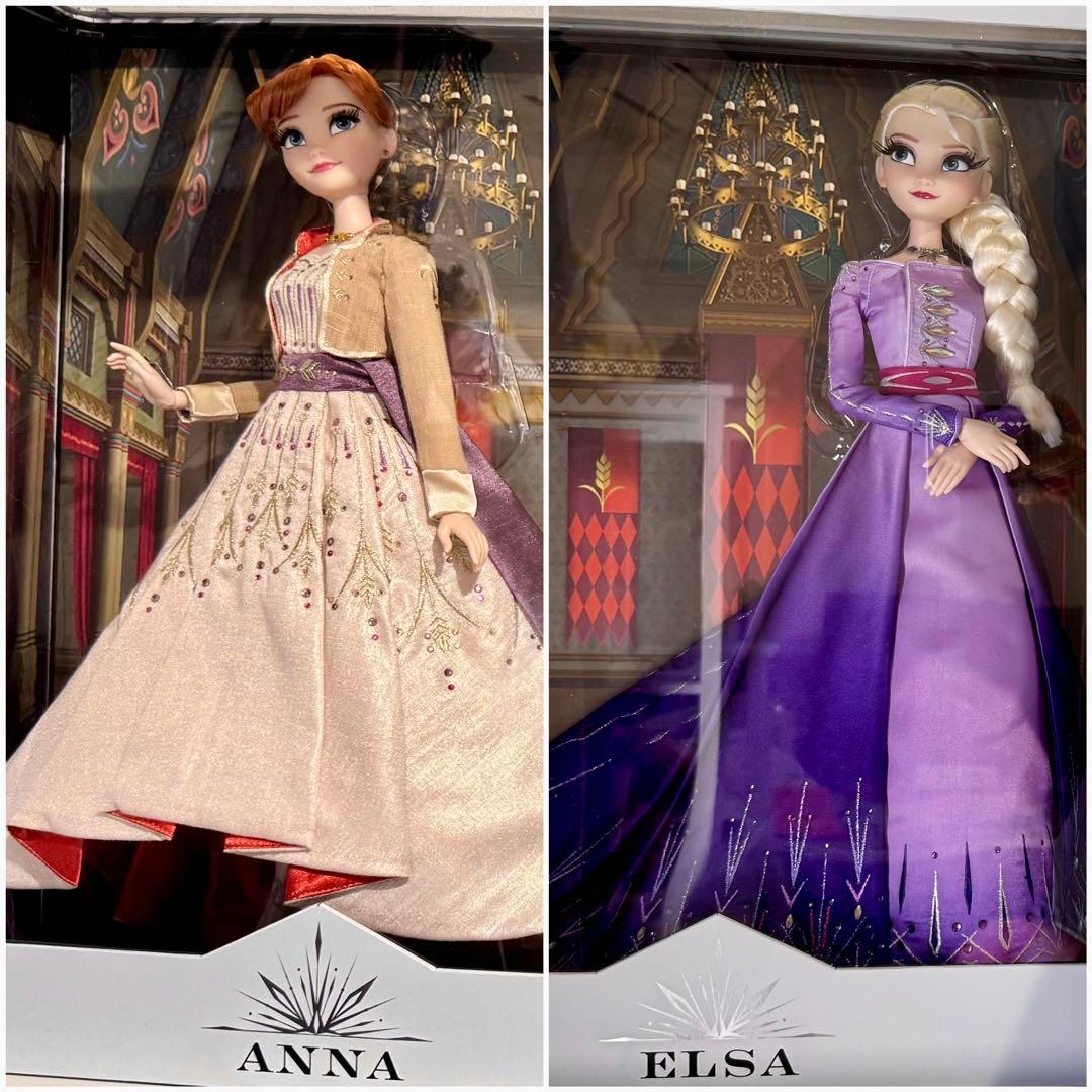 ディズニー アナと雪の女王 SAKSリミテッドドール アナ＆エルサ LE1000