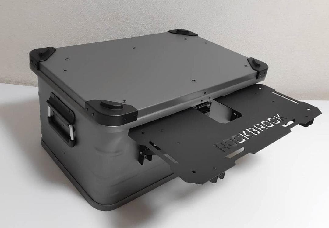 新品送料込み　50L アルミコンテナ　フルカスタム　アッシュ　キャンプ