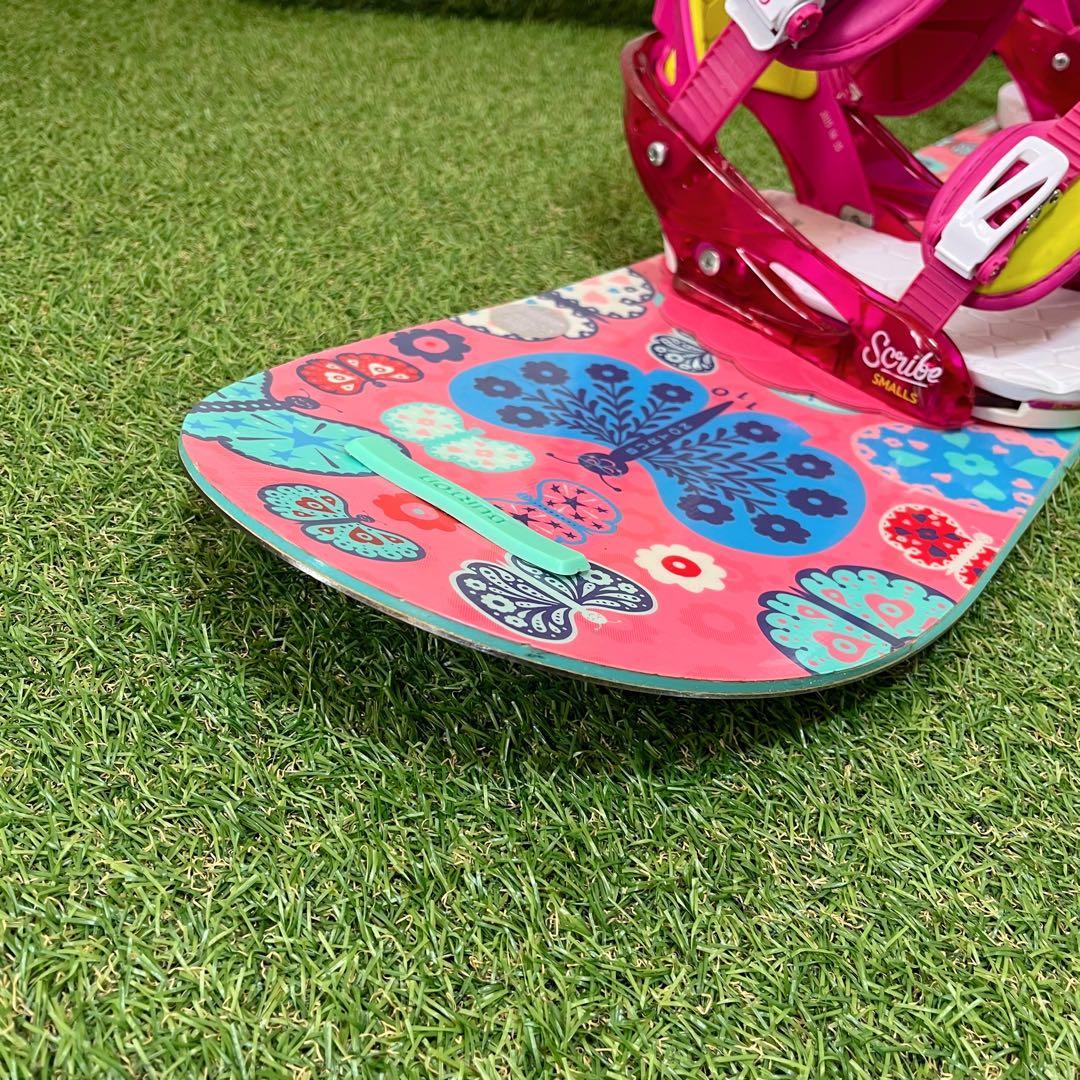 BURTON バタフライ 蝶 ジュニア 女の子 110cm スノーボードセット
