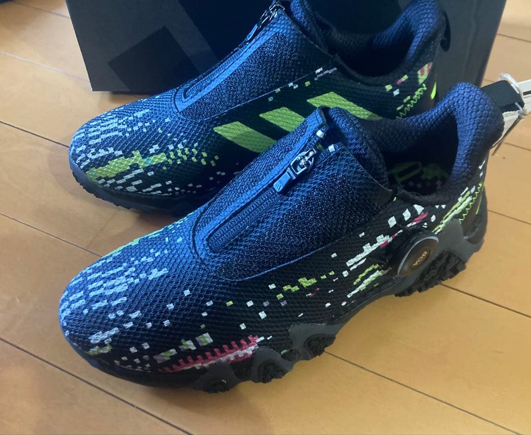 新品アディダスadidas ゴルフシューズコードカオス22ボアグリッチ 24.0