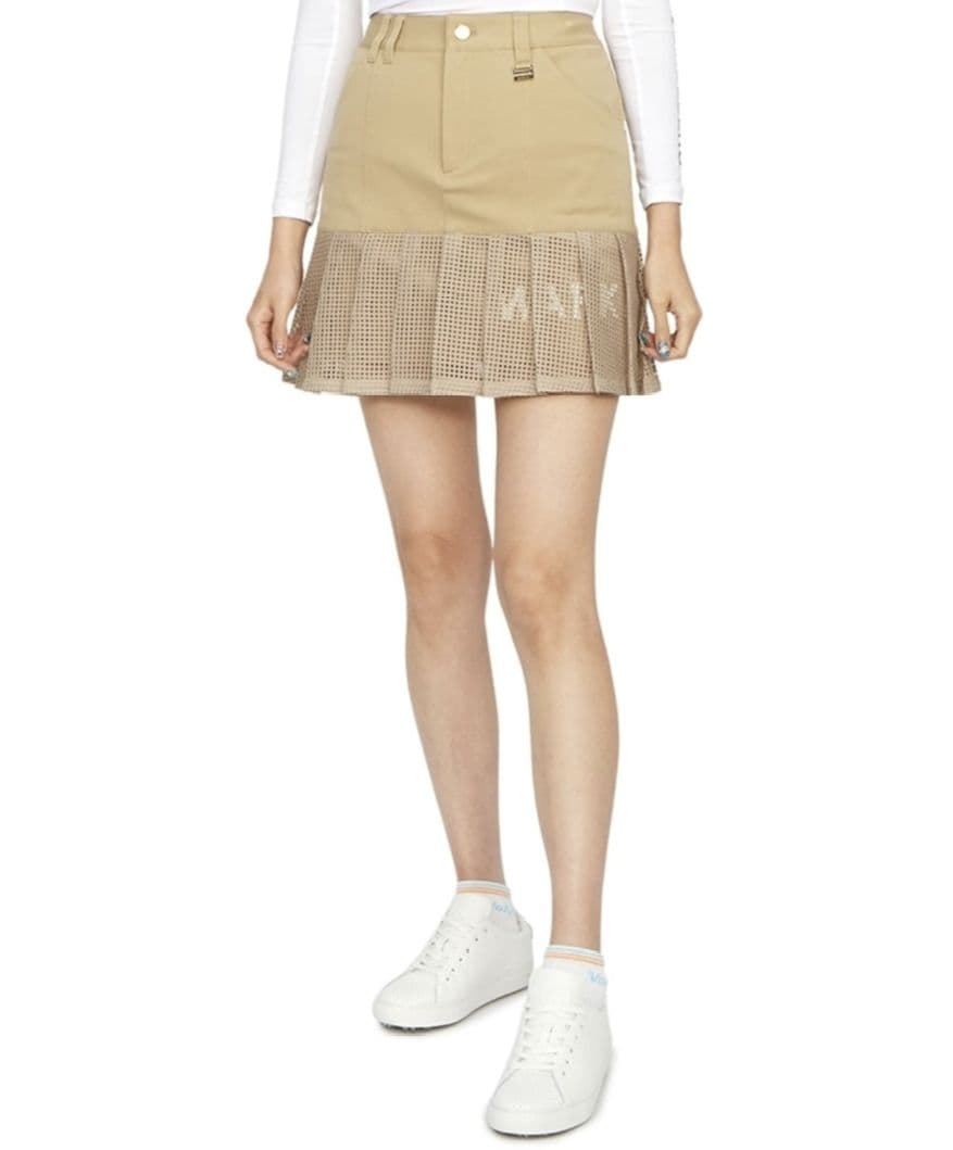 再再再値下げ美品 マークアンドロナ　スカート36 定価40700円 ベージュ
