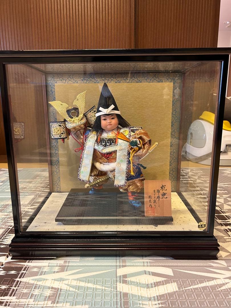 日本人形 武士の衣装 30cm
