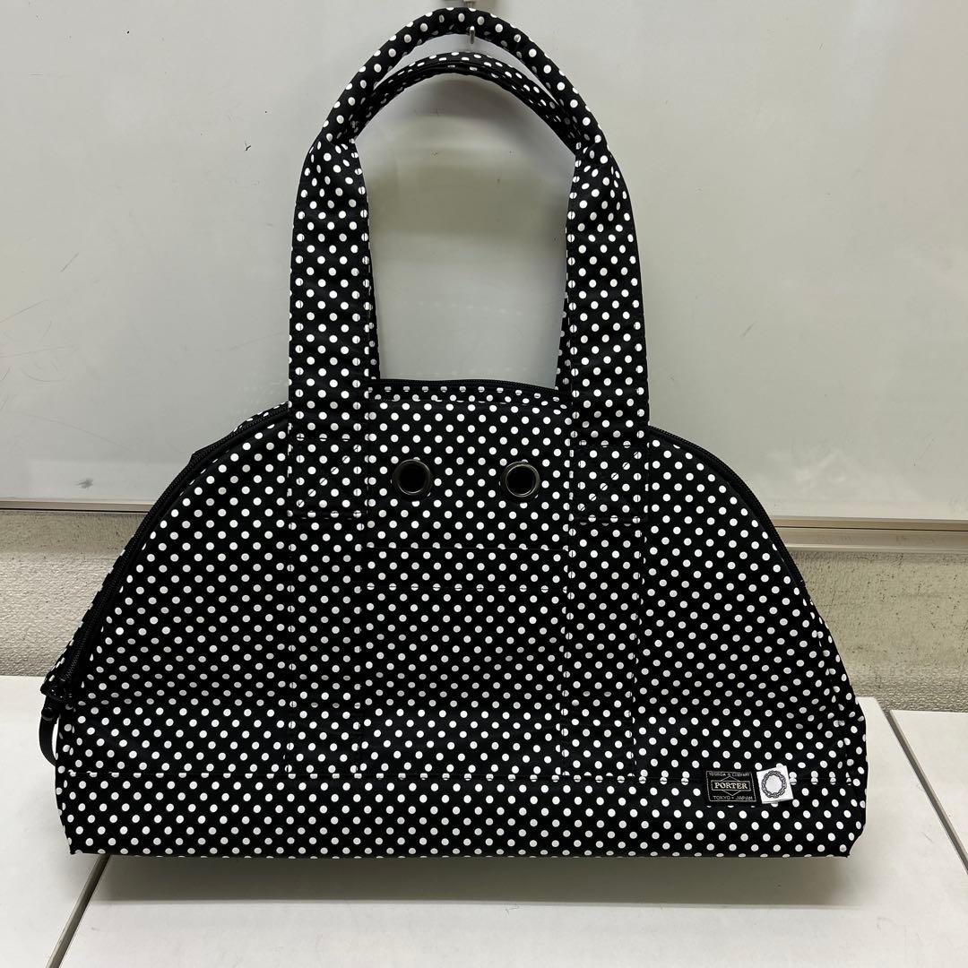 ★希少品★外観美品★PORTER ポーター ペット用 ボストンバッグ ドット柄