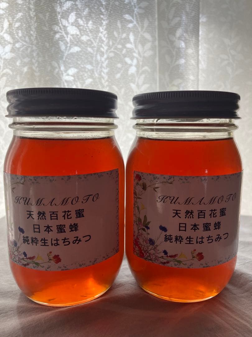 はちみつ　日本蜜蜂の蜂蜜 非加熱無添加純粋生百花蜜　ハチミツ