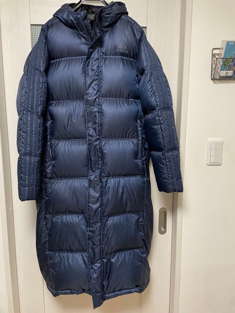 美品 アディダス ベンチコート ダウン L