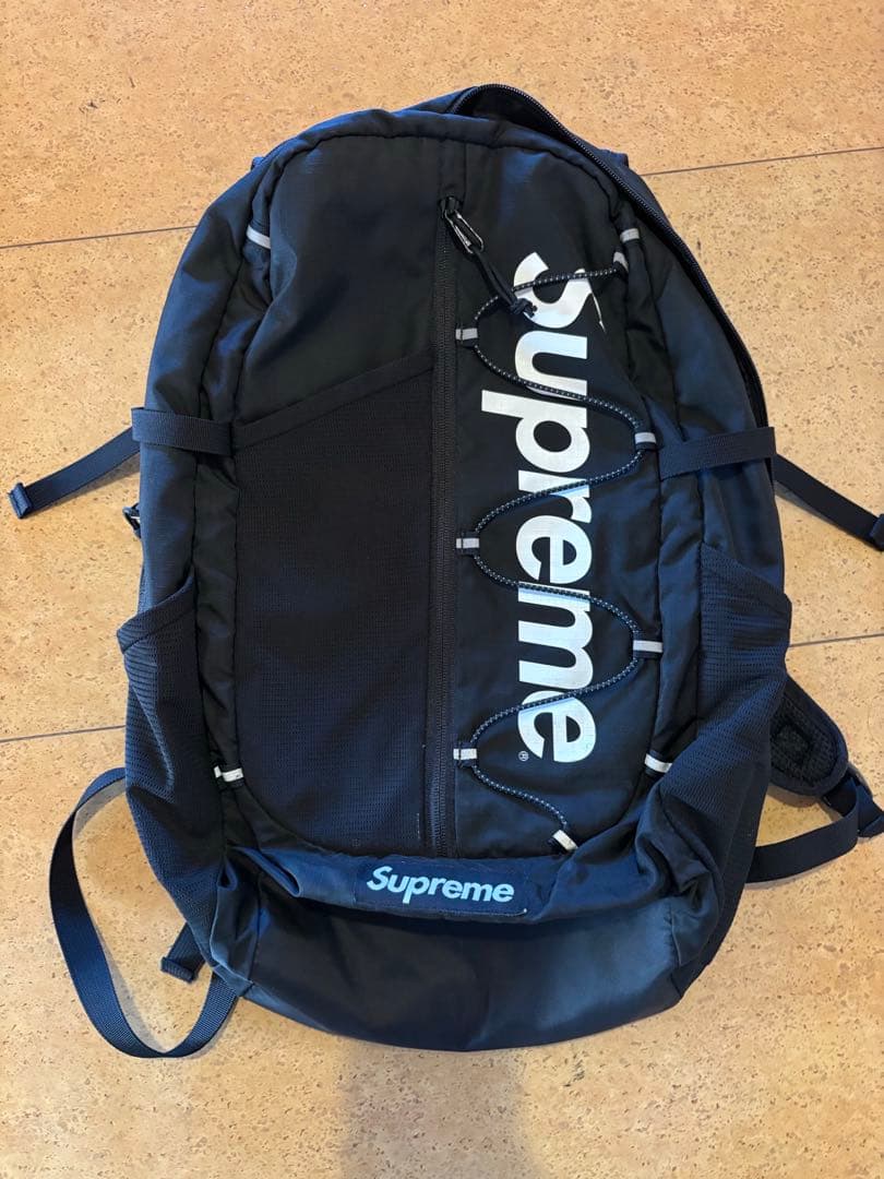 Supreme 黒 バックパック