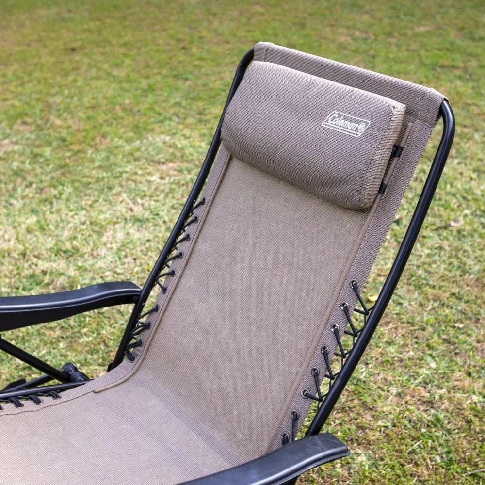 新品未使用　Coleman リクライニングチェア ベージュ