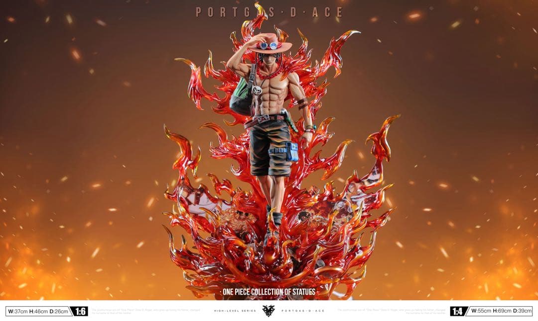 ワンピース 火拳 エースフィギュア ガレージキット