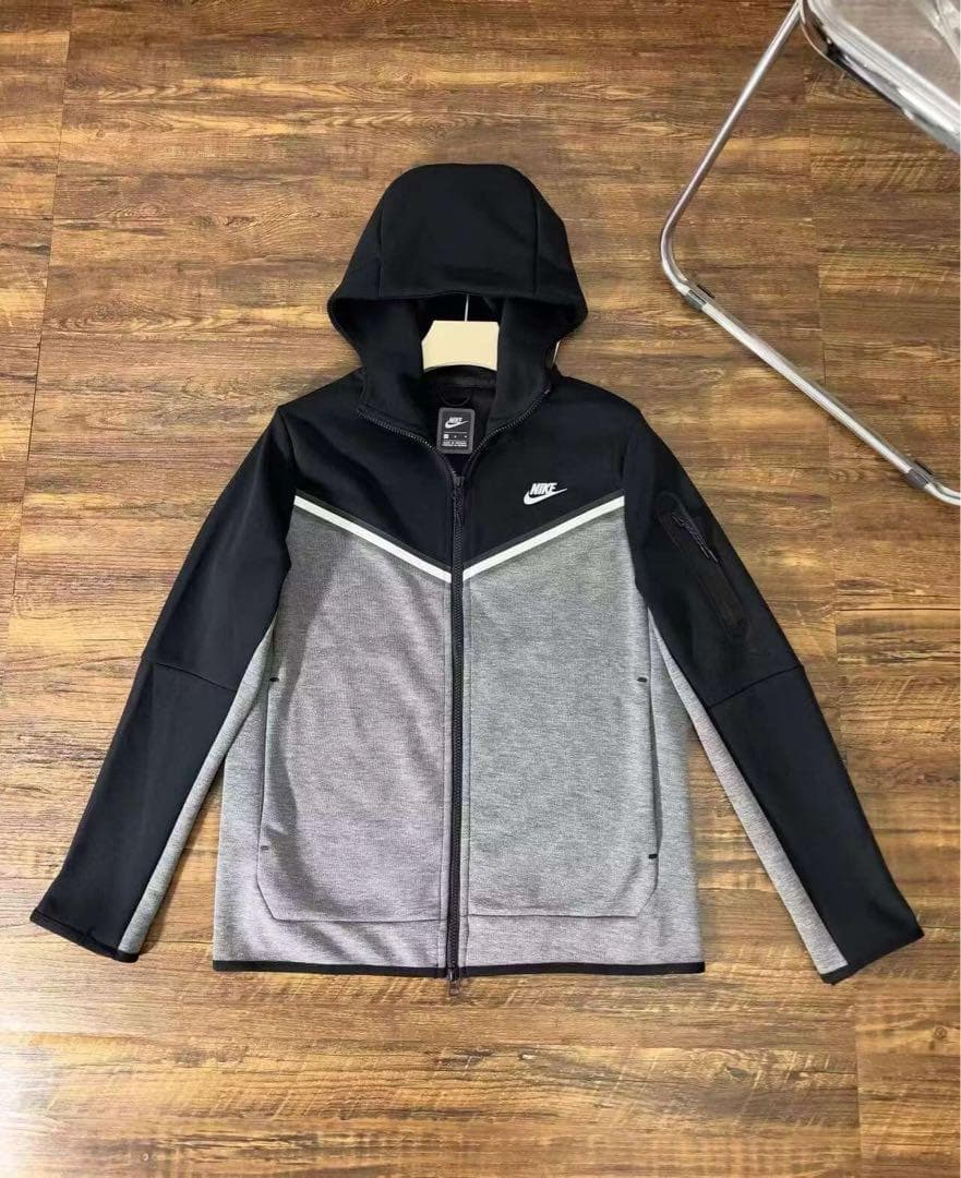Nike ジャケット パンツ セット ブラック/グレー**L**