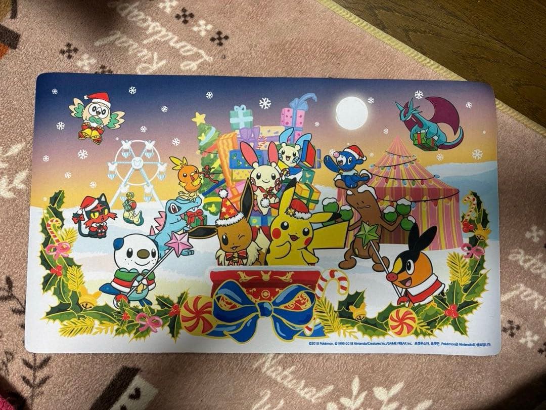 韓国限定　ポケモン　ウィンターかーニバル　マット　公式