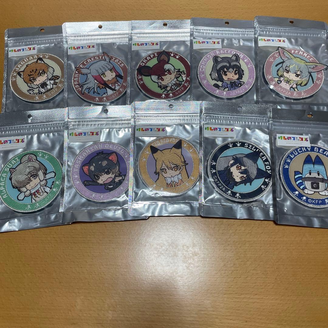 けものフレンズ　ワッペンセット