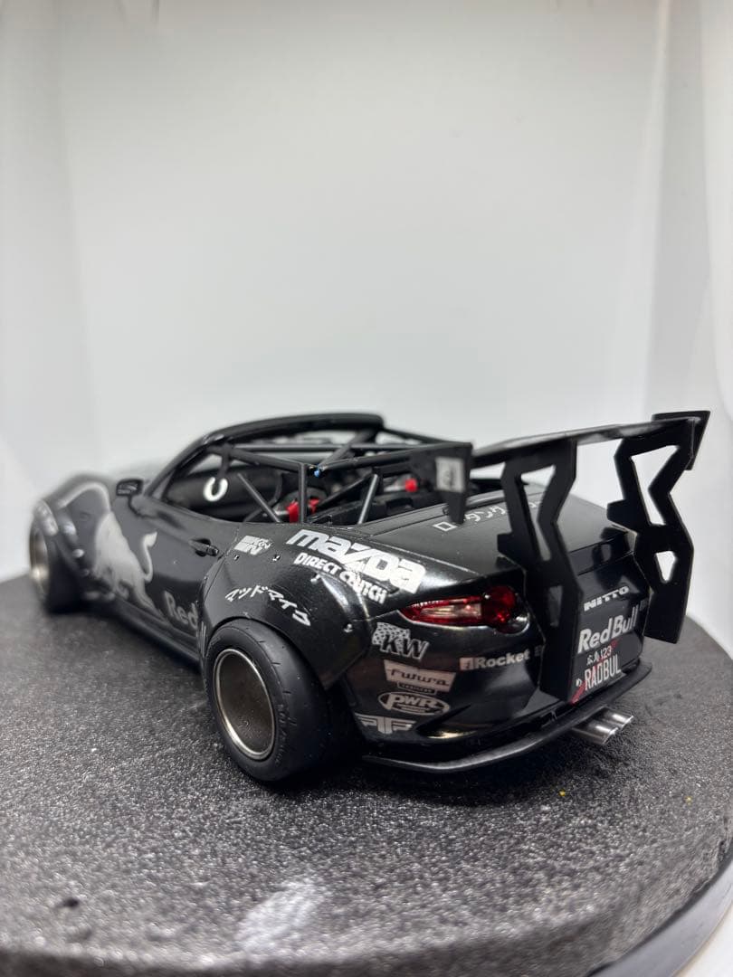 プラモデル完成品　タミヤ　マツダ　ロードスター　マッドマイク仕様　ドリフト