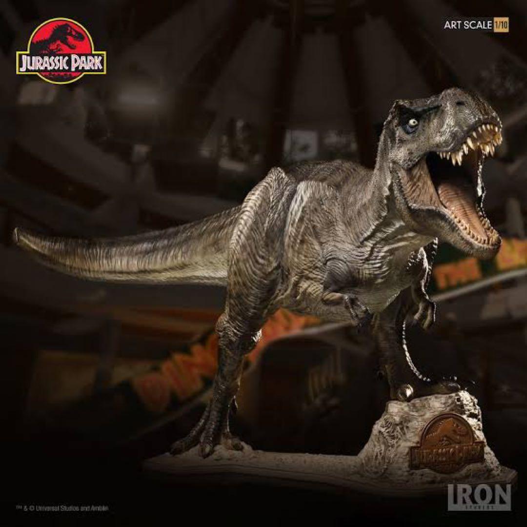 ジュラシックパーク ティラノサウルス スタチュー フィギュア 1/10