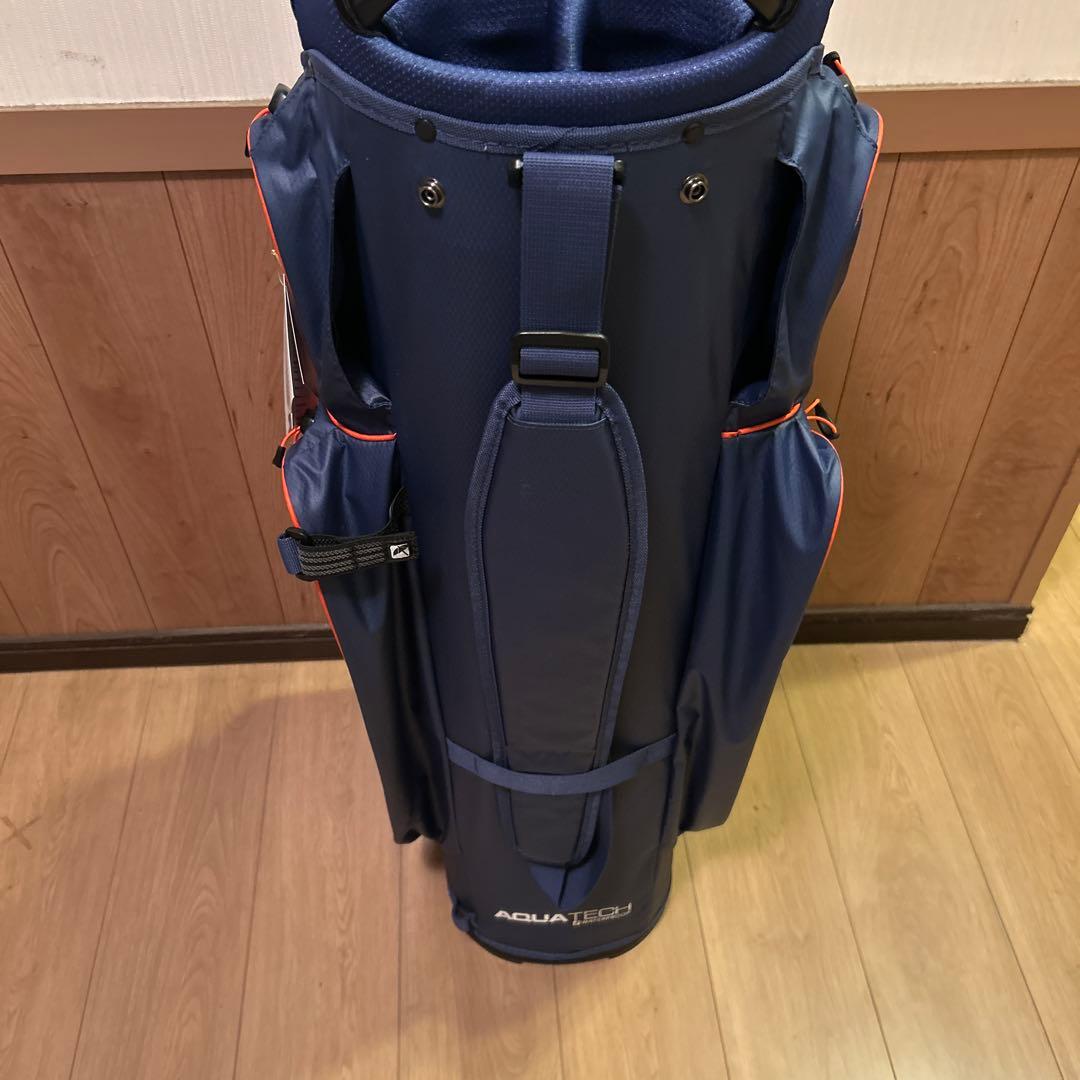  Golfsport ゴルフバッグ ネイビー/オレンジ 防水　軽量