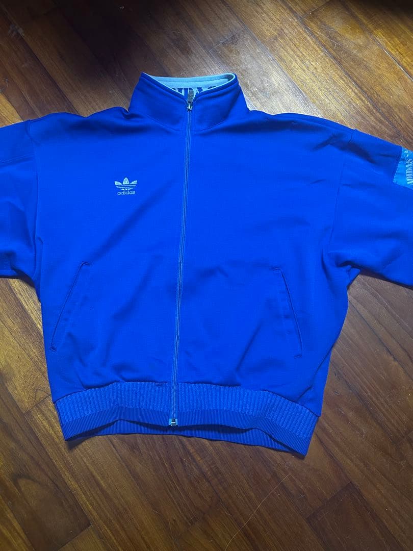 80s adidas YKK トレフォイル デサント トラックジャケット