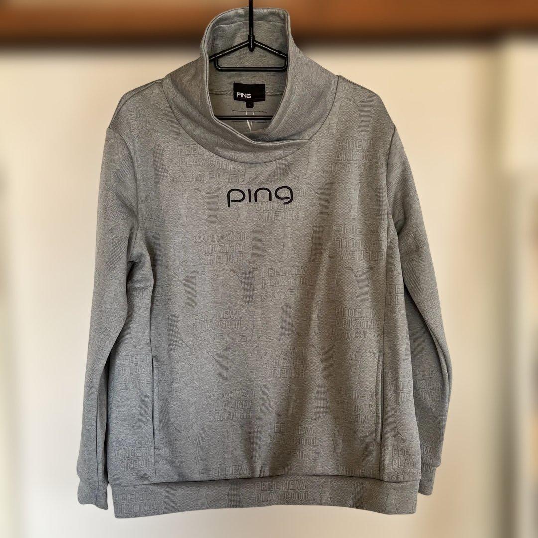 PING グレー セーター ハイネック