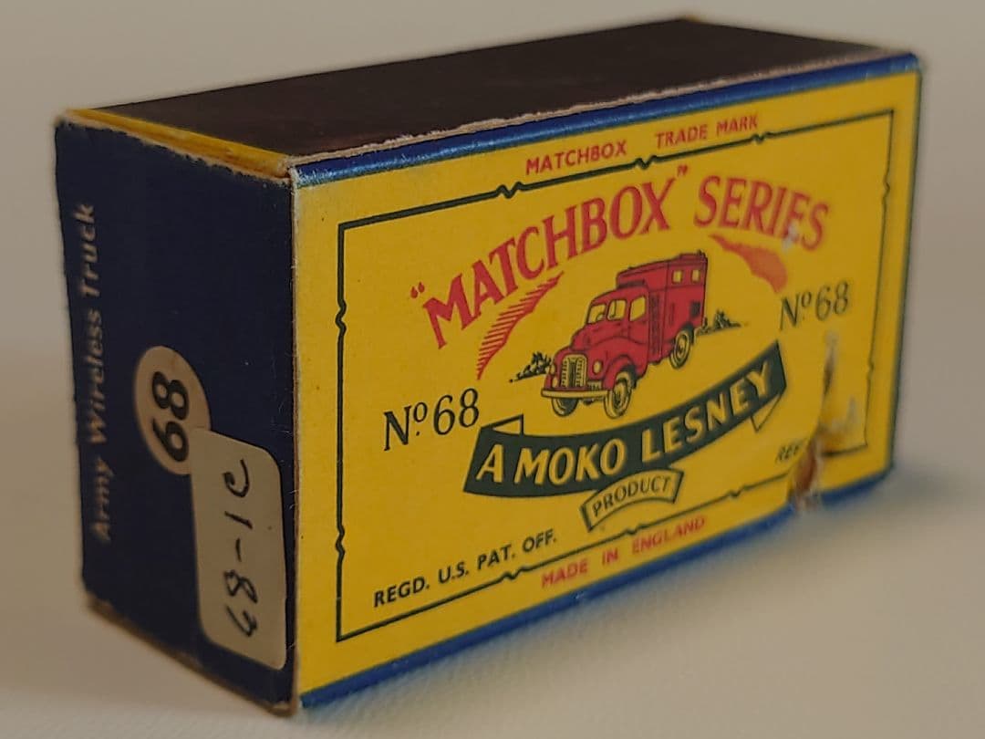 MATCHBOX 　No.68 Army Wireless Truck