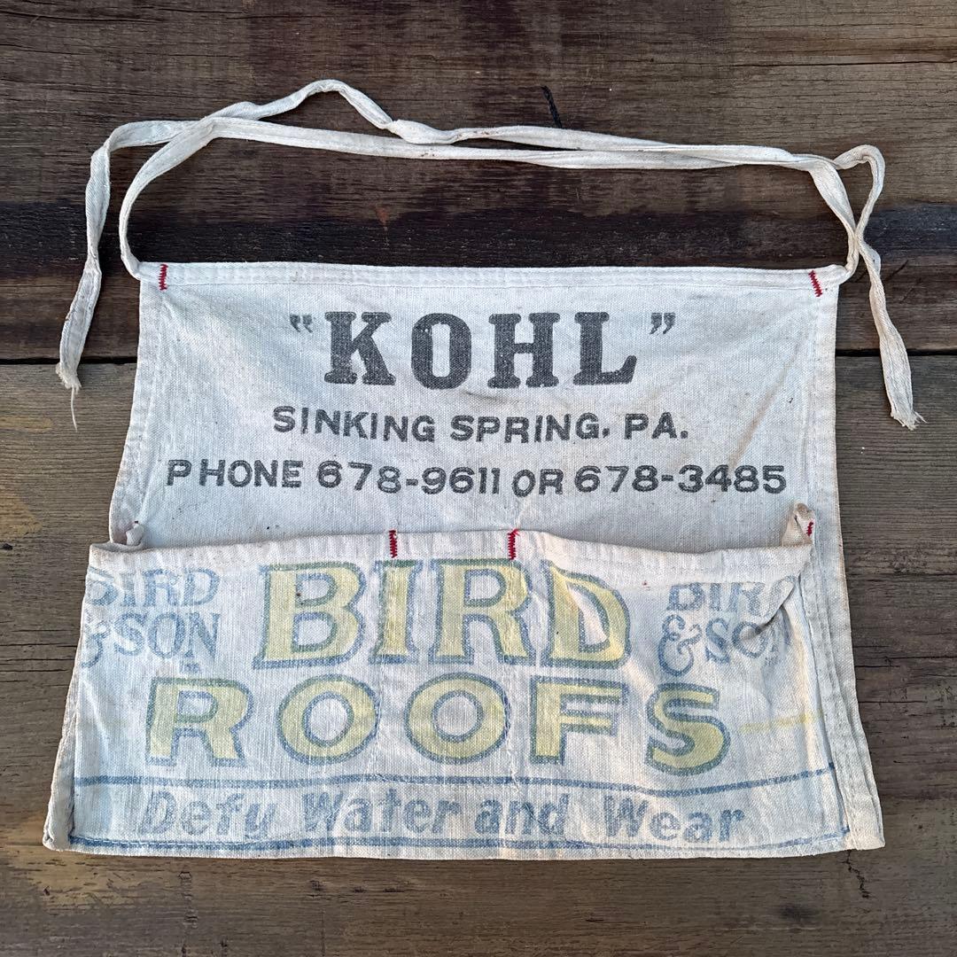 アメリカ ヴィンテージ ワークエプロン KOHL当時物