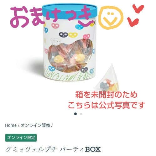【値下げ】おまけ付き♪ グミツェルプチパーティBOX