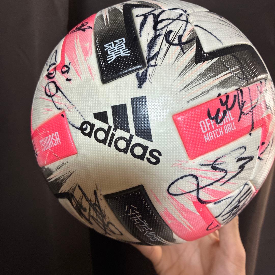 試合球キャプテン翼ボール愛媛FC2020年選手サイン入り日本代表川村拓夢など