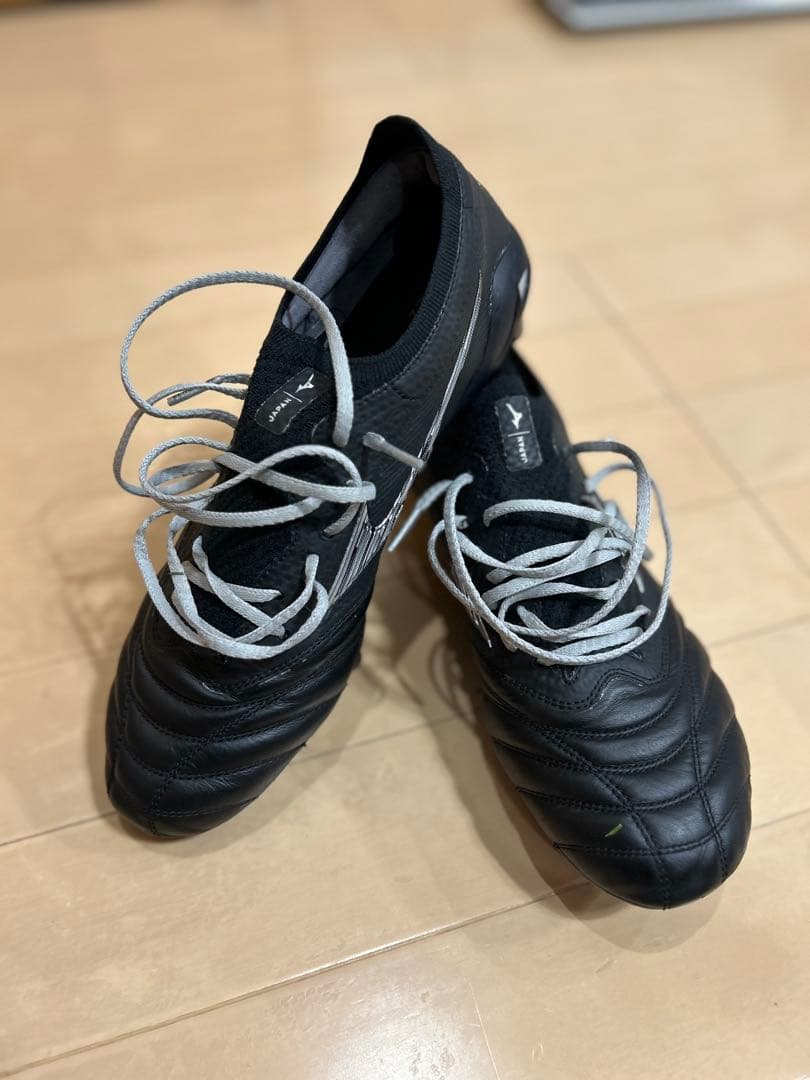 Mizuno ブラック サッカーシューズ スパイク