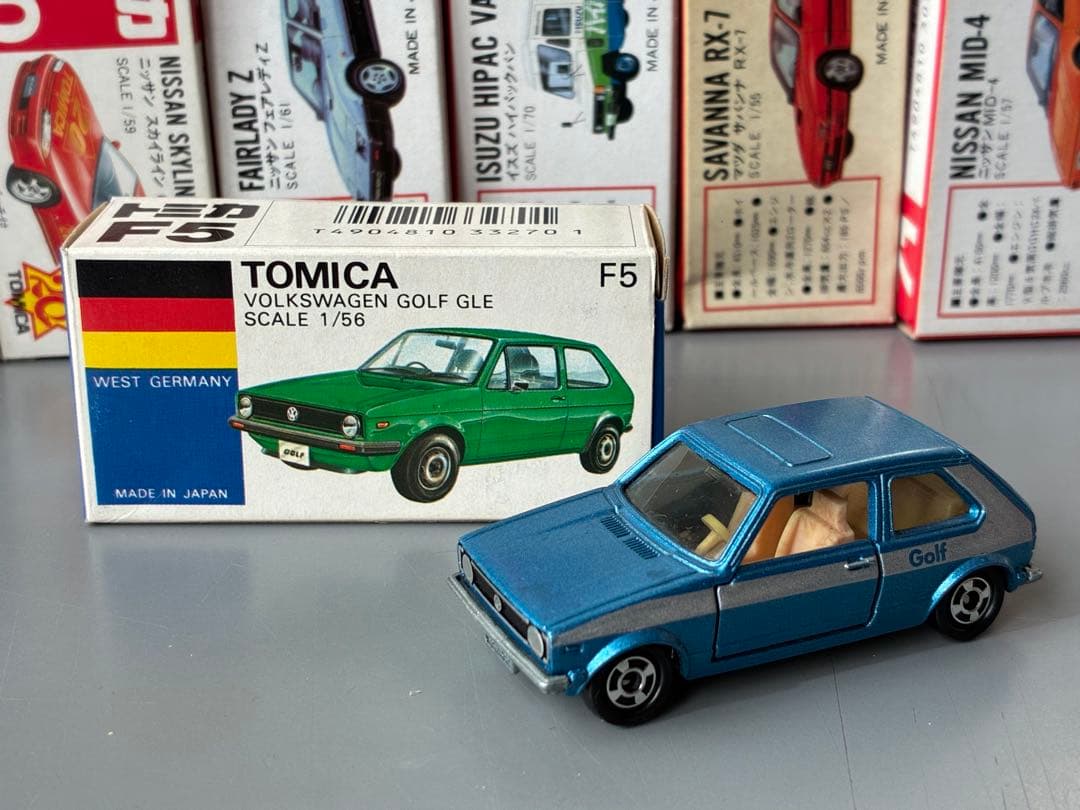 トミカ 日本製 フォルクスワーゲン ゴルフ F5