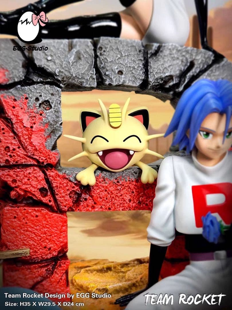 ポケモンガレージキット　Team Rocket フィギュア EGG Studio