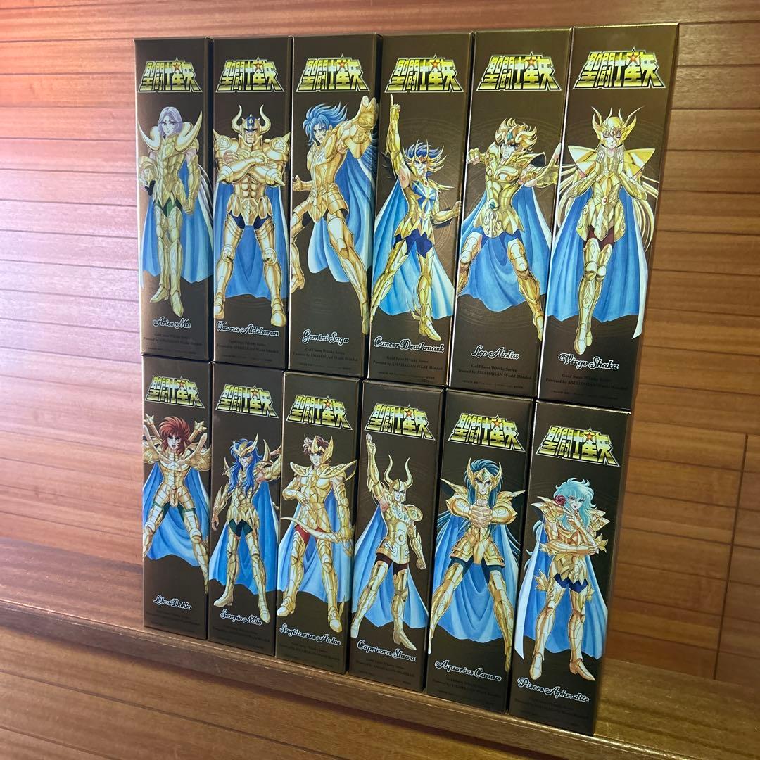 長濱蒸留所 × 聖闘士星矢 黄金聖闘士[ゴールドセイント] ウイスキー コンプ品