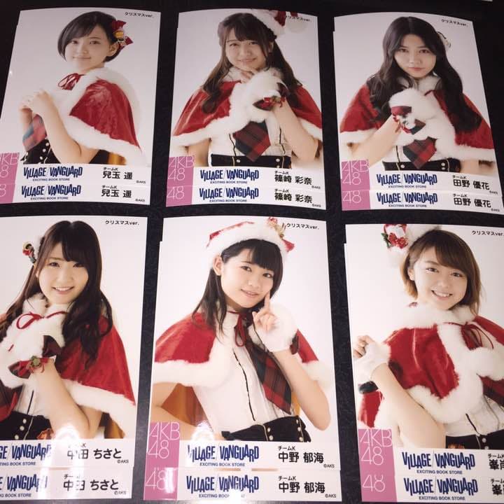 AKB48 ヴィレッジヴァンガード クリスマス 生写真 2種コンプ 2
