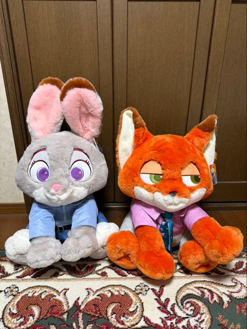 新品ズートピア2 ジュディ ニック ぬいぐるみコストコブランケット付き