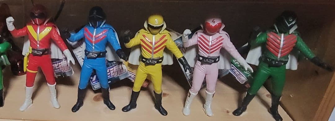 戦隊ヒーローゴレンジャー アクションフィギュアセット当時物