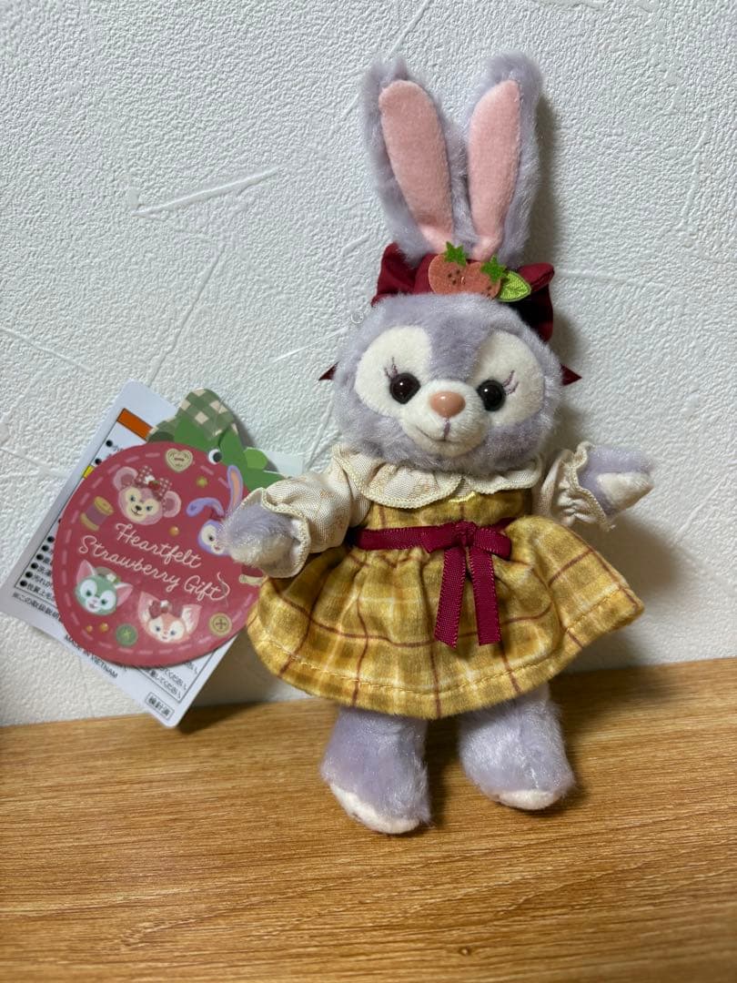 ステラルー ぬいぐるみバッジ ハートフェルトストロベリーギフト ぬいば