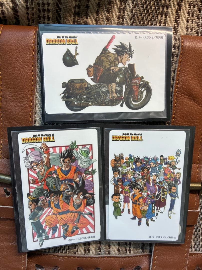 カードデザインジャケット　鳥山明展　ドラゴンボール　3枚セット