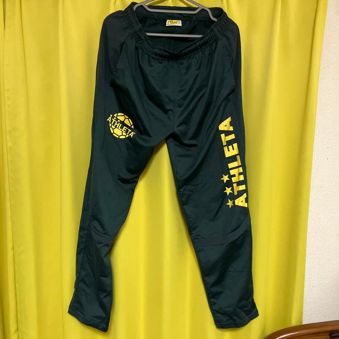 アスレタ ATHLETA ダークグリーン フルジップジャケット 上下
