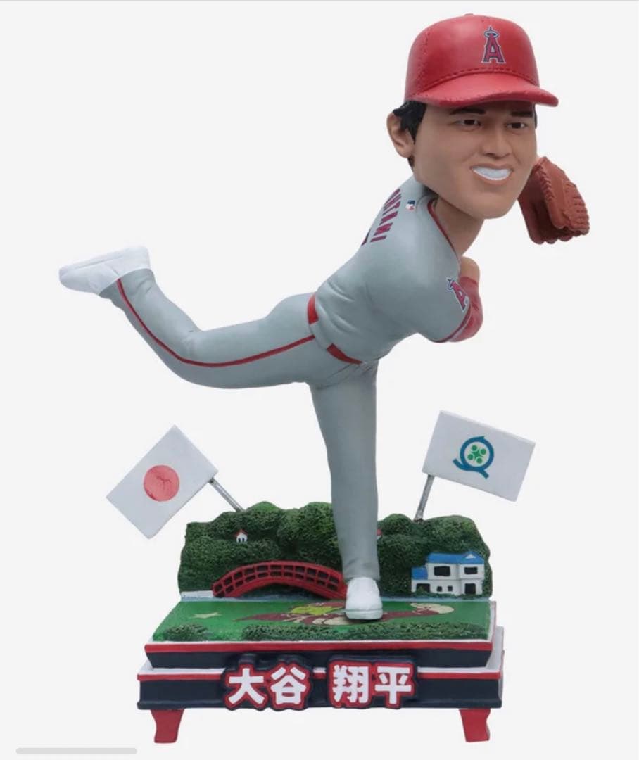大谷翔平 ボブルヘッド 岩手 奥州市 投手ver ホームタウン