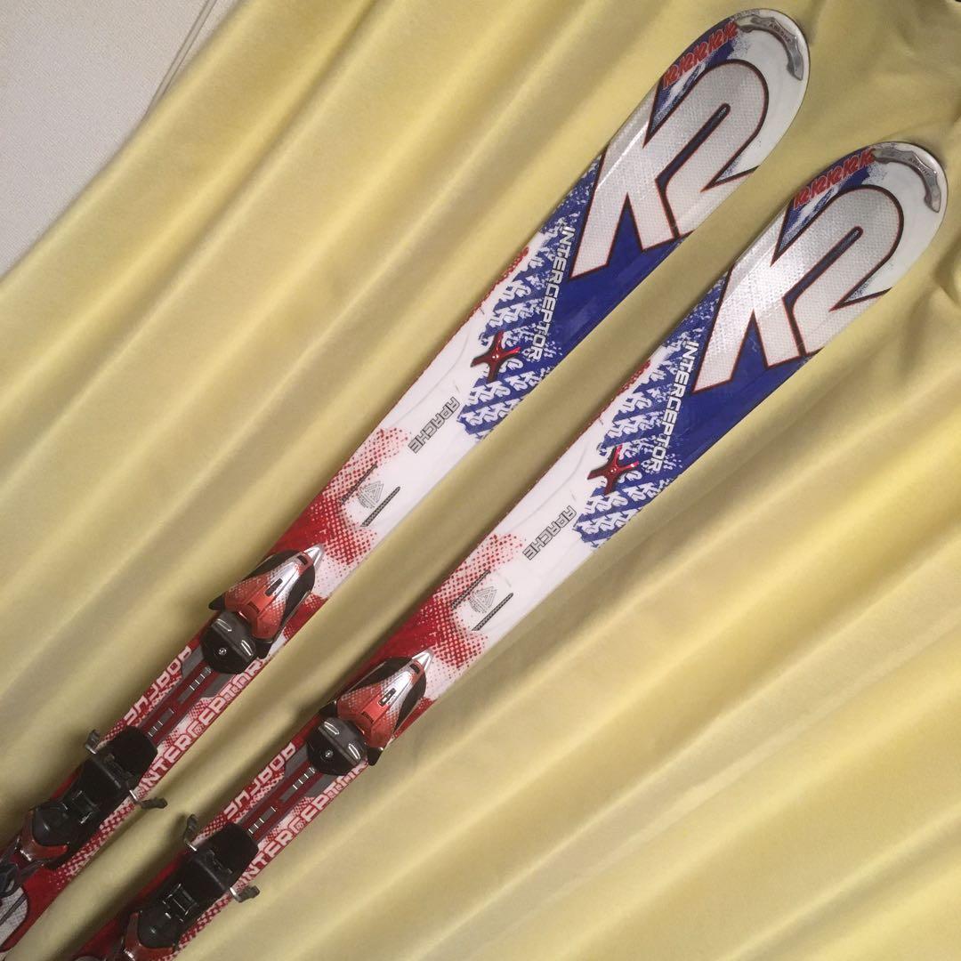 k2 スキー板　170cm ビンディング付　美品 2/6まで