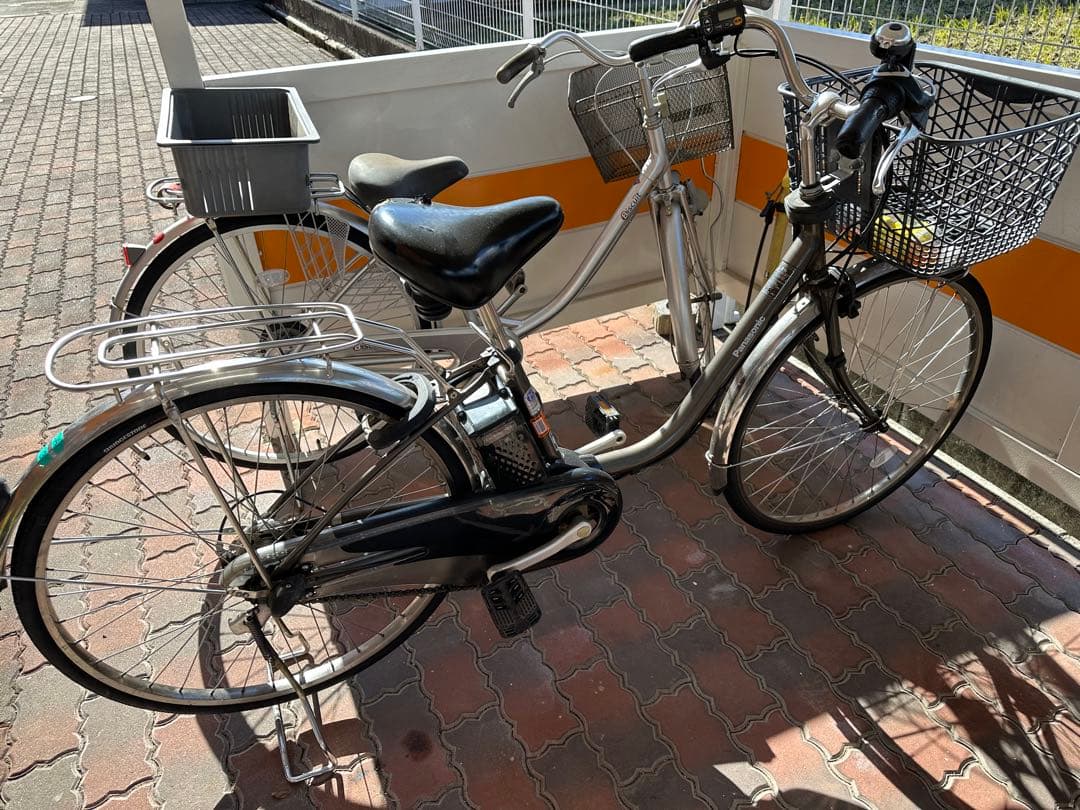 兵庫県限定配送無料 電動自転車パナソニック２６インチ16ah グレー