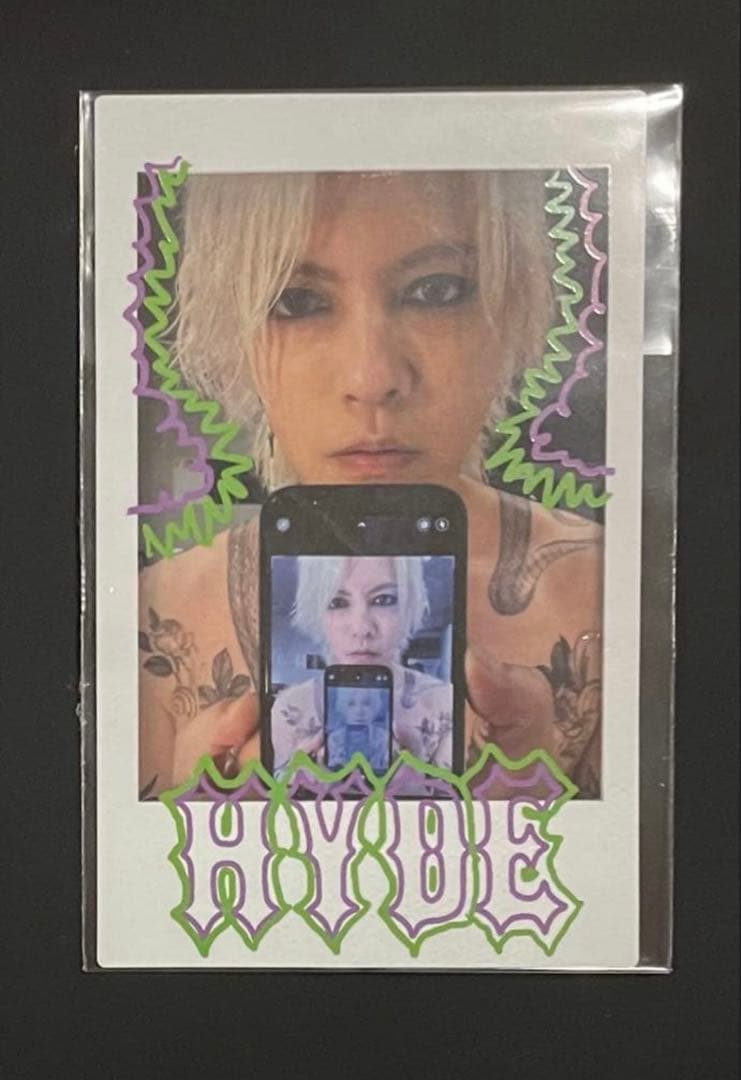 いいね♡不要 hygacha HYDE ラルク チェキ カード トレカ 非売品