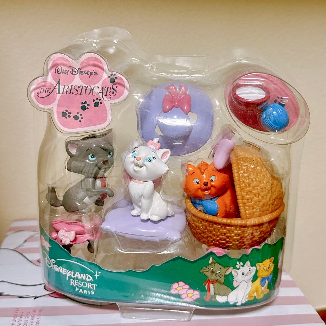 ディズニー　おしゃれキャット　マリー　フィギュアセット　置物