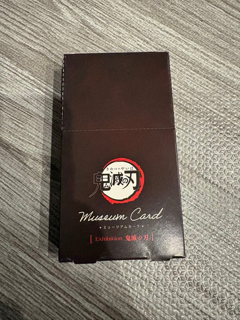 Museum Card 鬼滅の刃 ミュージアムカード　1box