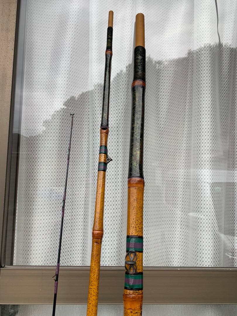 竹製 鮎竿 約550cm