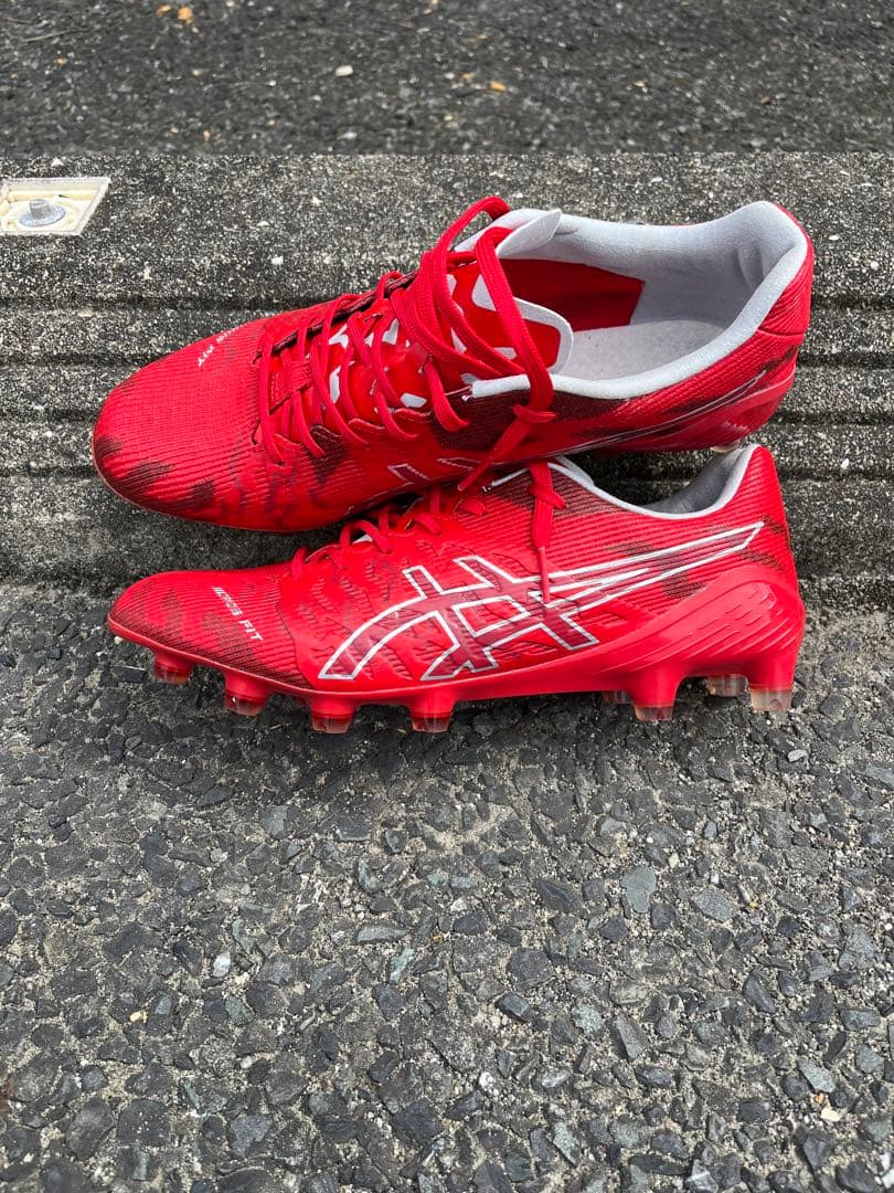 ASICS DS LIGHT アクロス　サッカーシューズ スパイク レッド