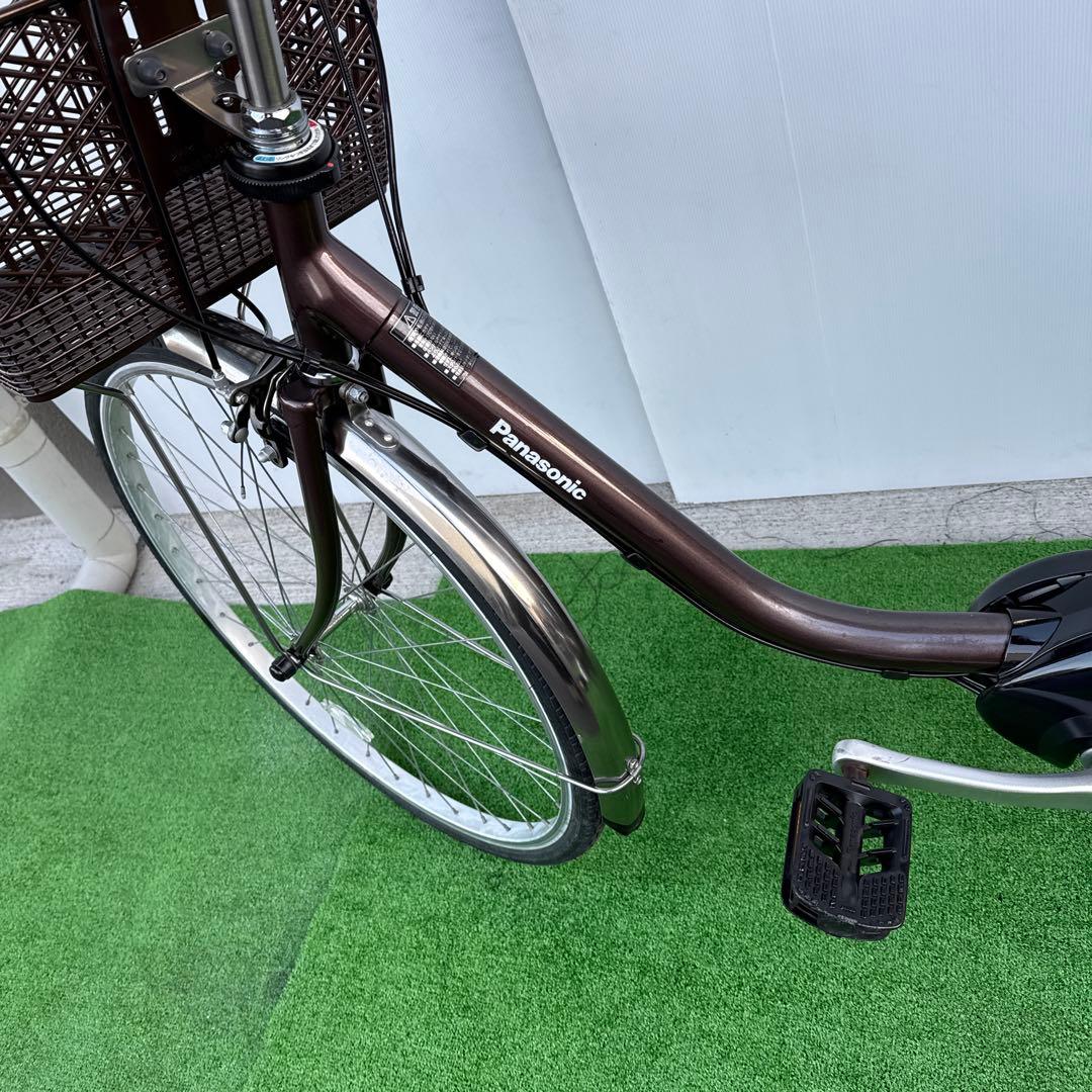 Panasonicパナソニック電動アシスト自転車26インチ ブラウン美品