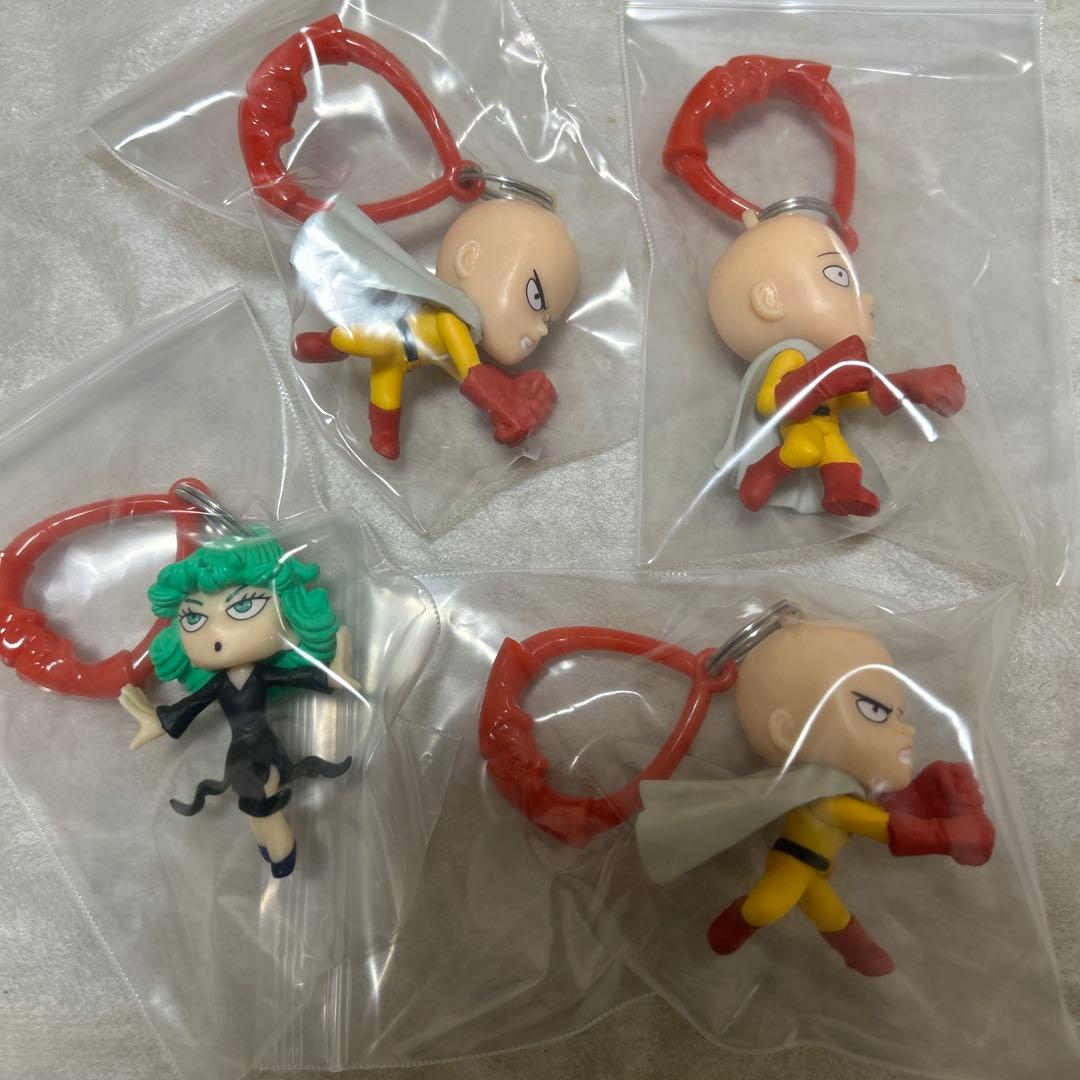 ワンパンマン バックパックハンガーフィギュアキーホルダー 北米グッズ 4個セット